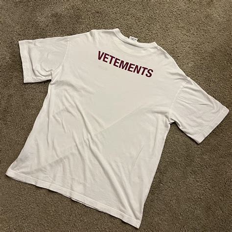 fake vetements staff t shirt